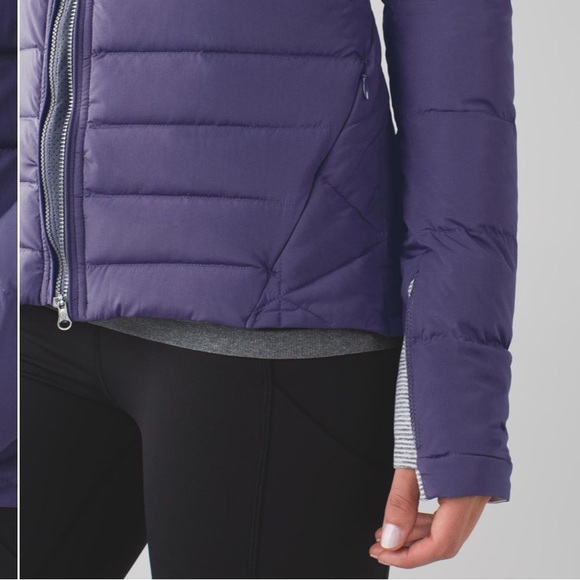 Lululemon Fluffed Up Jacket | Nightfall | Size 6 - Picture 4 of 9